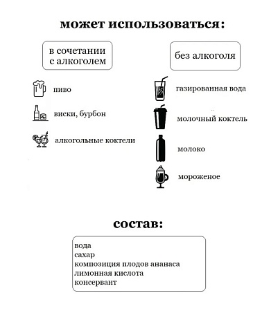 Сироп SweetFill Ананас