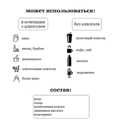 Сироп Sweetfill Кокос 500мл.
